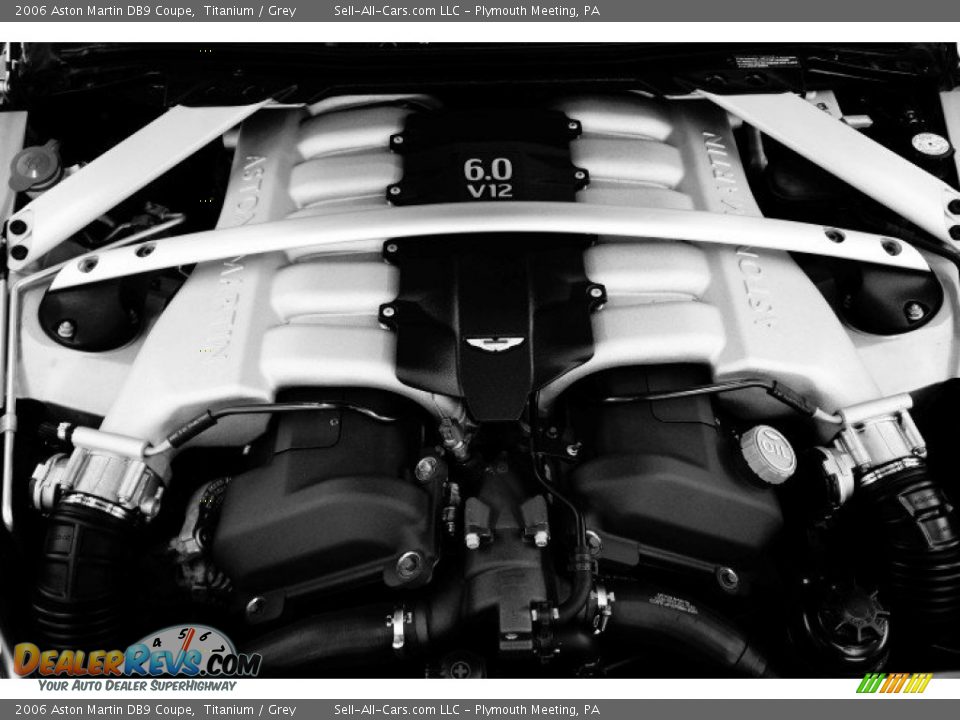 2006 Aston Martin DB9 Coupe 6.0 Liter DOHC 48 Valve V12 Engine Photo #28