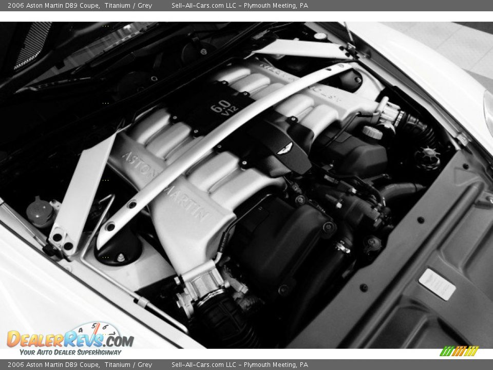 2006 Aston Martin DB9 Coupe 6.0 Liter DOHC 48 Valve V12 Engine Photo #29