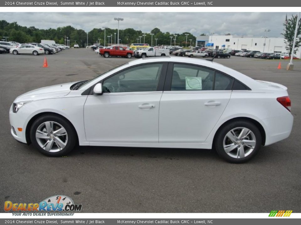 2014 Chevrolet Cruze Diesel Summit White / Jet Black Photo #3