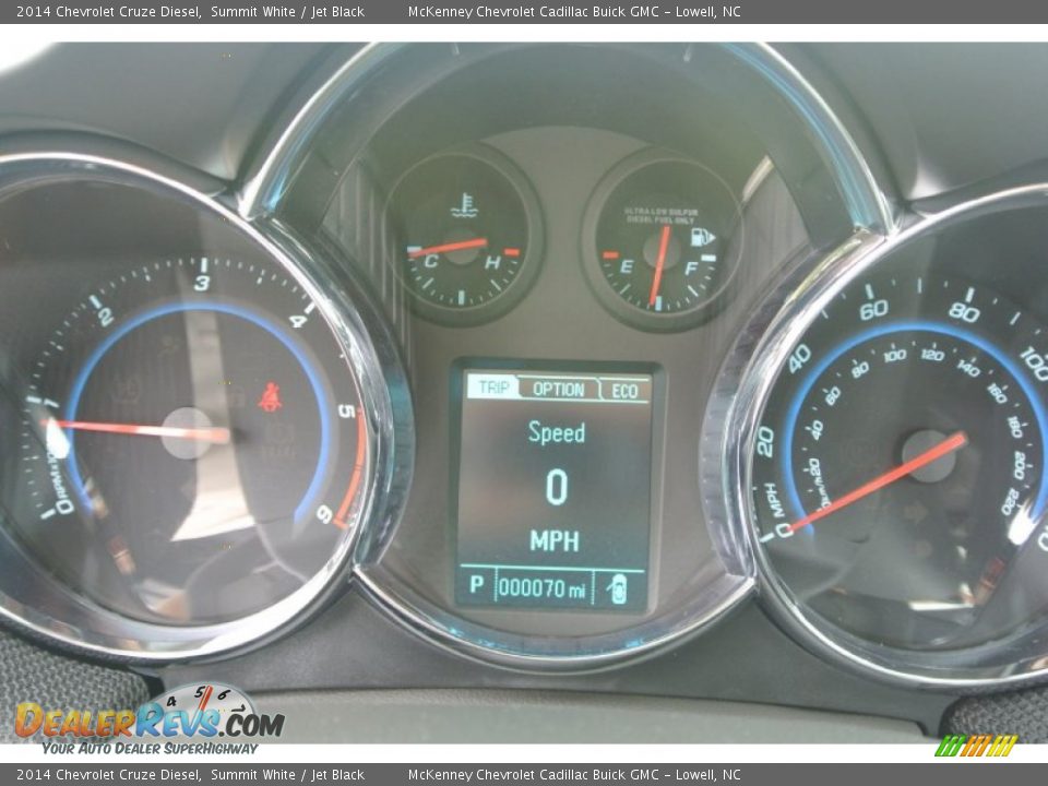 2014 Chevrolet Cruze Diesel Summit White / Jet Black Photo #16