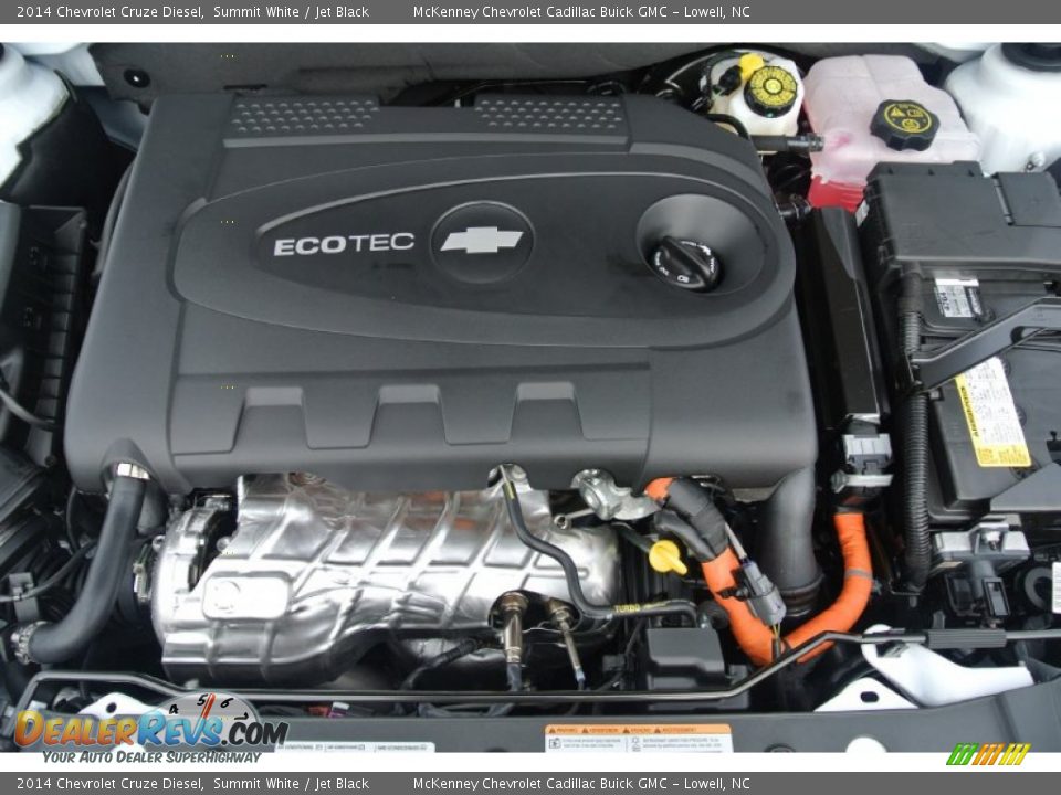 2014 Chevrolet Cruze Diesel Summit White / Jet Black Photo #22