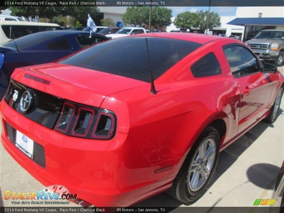 2014 Ford Mustang V6 Coupe Race Red / Charcoal Black Photo #7