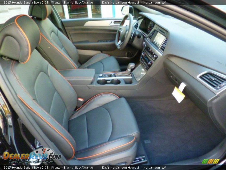 Front Seat of 2015 Hyundai Sonata Sport 2.0T Photo #10