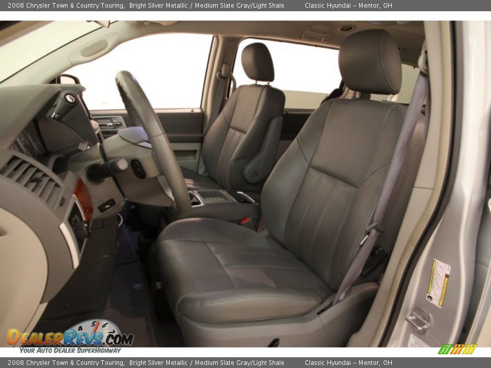 2008 Chrysler Town & Country Touring Bright Silver Metallic / Medium Slate Gray/Light Shale Photo #6