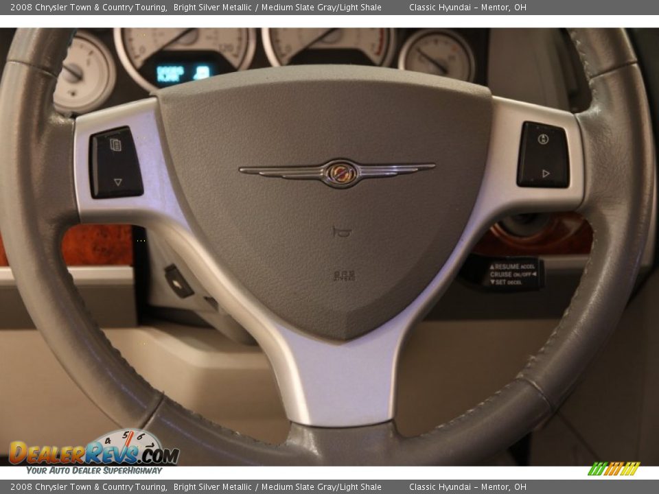2008 Chrysler Town & Country Touring Bright Silver Metallic / Medium Slate Gray/Light Shale Photo #7