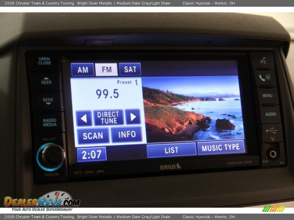 2008 Chrysler Town & Country Touring Bright Silver Metallic / Medium Slate Gray/Light Shale Photo #12