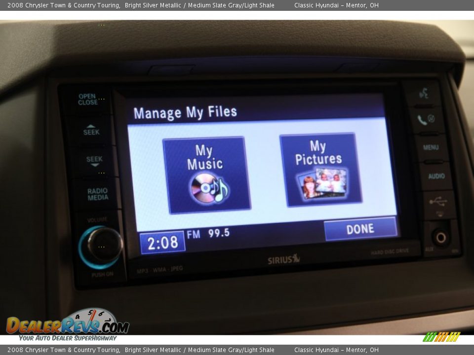 2008 Chrysler Town & Country Touring Bright Silver Metallic / Medium Slate Gray/Light Shale Photo #15