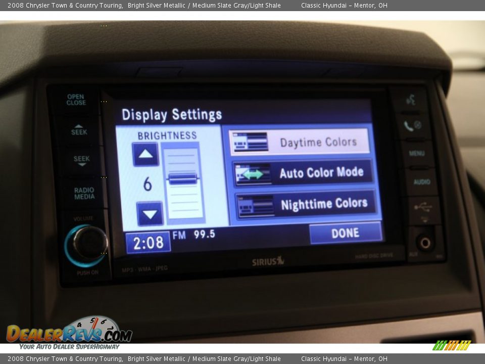 2008 Chrysler Town & Country Touring Bright Silver Metallic / Medium Slate Gray/Light Shale Photo #16