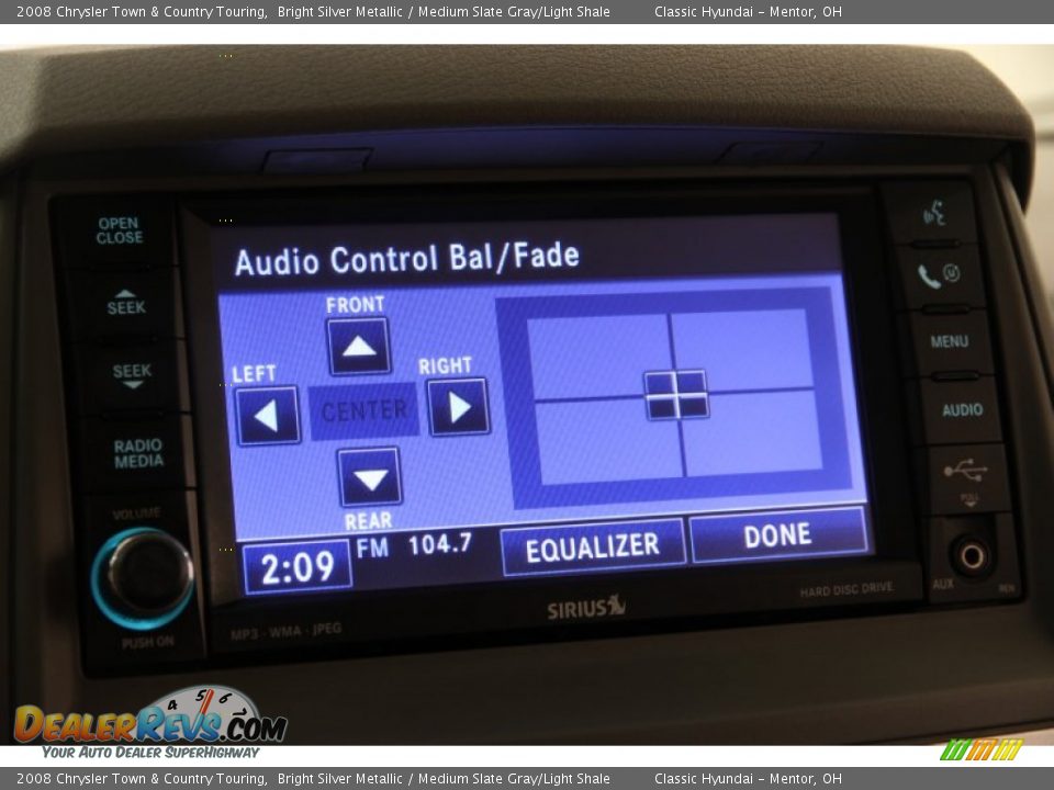 2008 Chrysler Town & Country Touring Bright Silver Metallic / Medium Slate Gray/Light Shale Photo #17