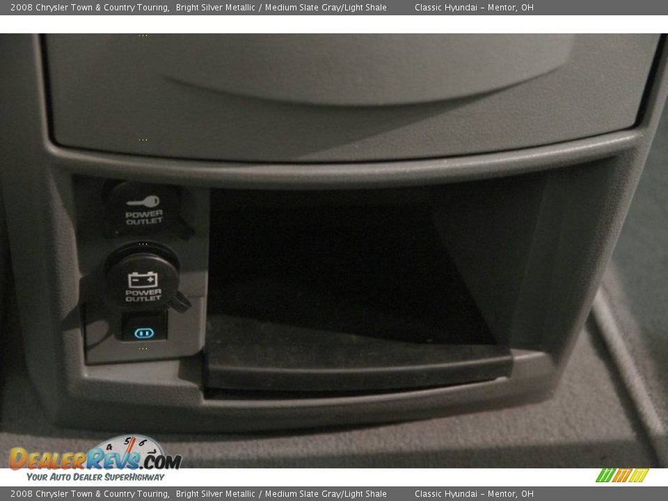2008 Chrysler Town & Country Touring Bright Silver Metallic / Medium Slate Gray/Light Shale Photo #22