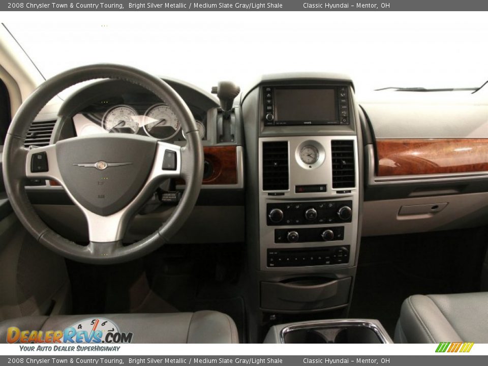 2008 Chrysler Town & Country Touring Bright Silver Metallic / Medium Slate Gray/Light Shale Photo #34