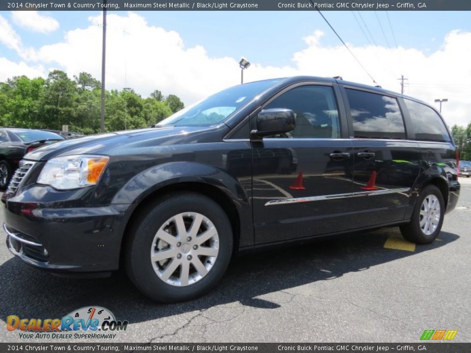 2014 Chrysler Town & Country Touring Maximum Steel Metallic / Black/Light Graystone Photo #3