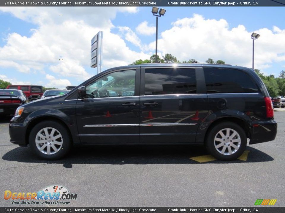 2014 Chrysler Town & Country Touring Maximum Steel Metallic / Black/Light Graystone Photo #4