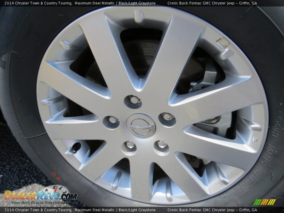 2014 Chrysler Town & Country Touring Maximum Steel Metallic / Black/Light Graystone Photo #9