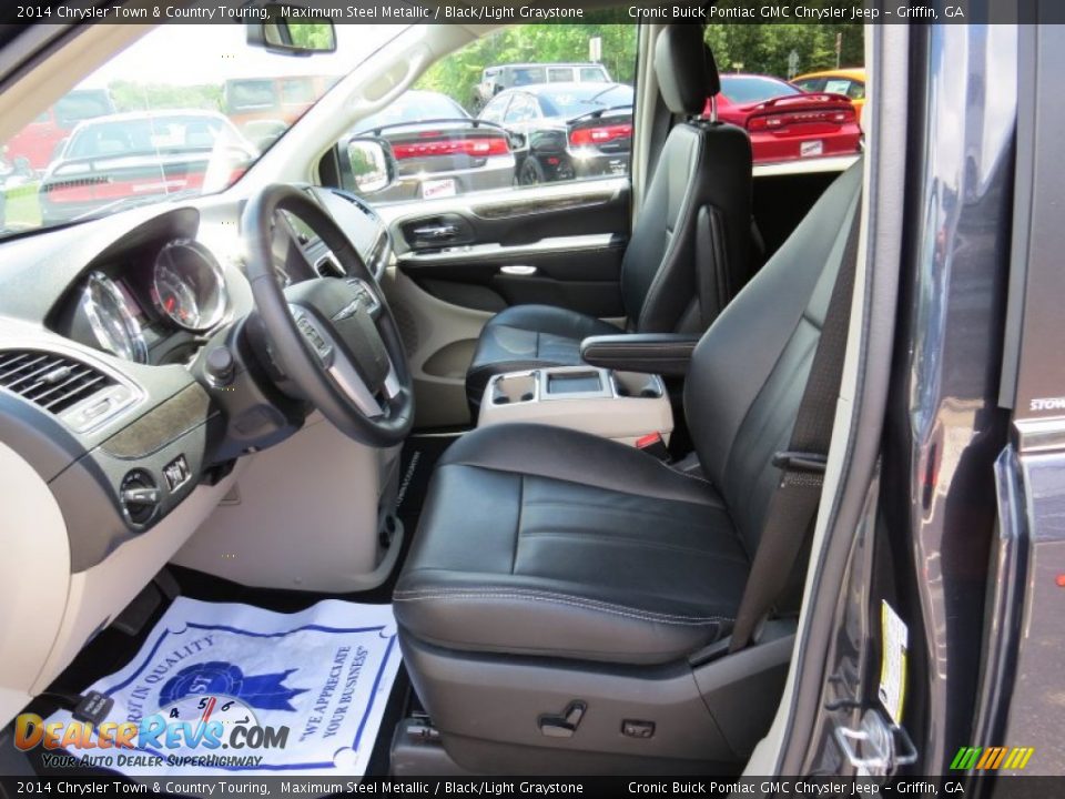 2014 Chrysler Town & Country Touring Maximum Steel Metallic / Black/Light Graystone Photo #10
