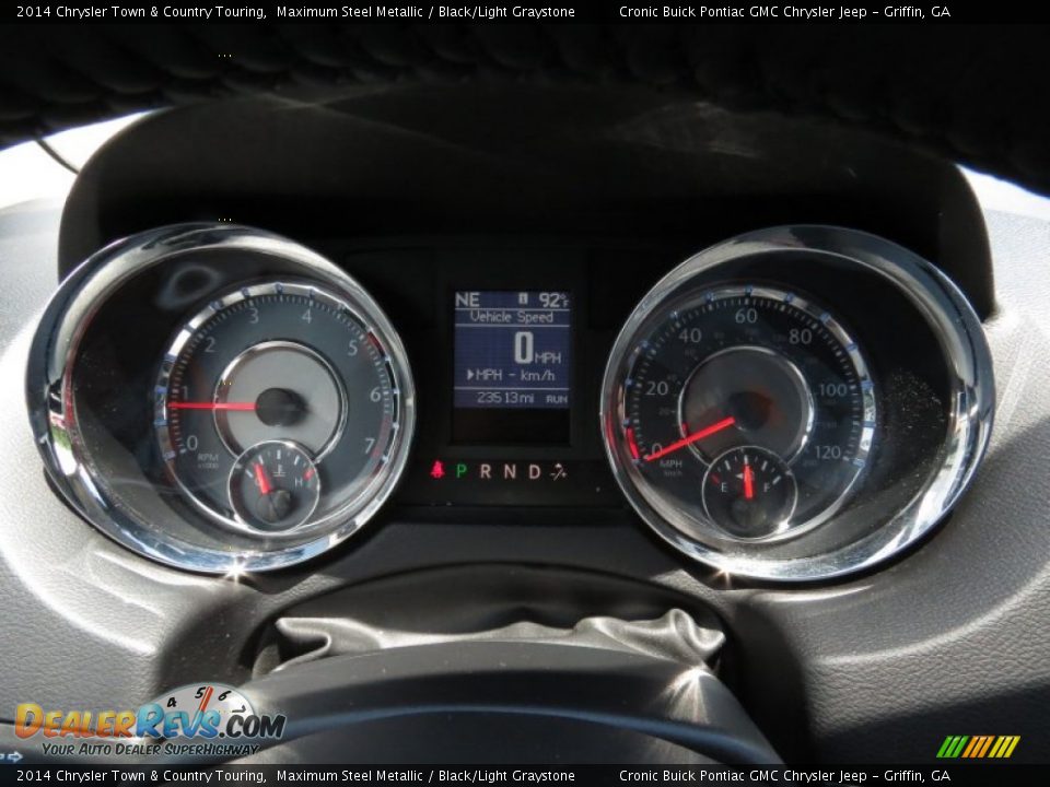 2014 Chrysler Town & Country Touring Maximum Steel Metallic / Black/Light Graystone Photo #23