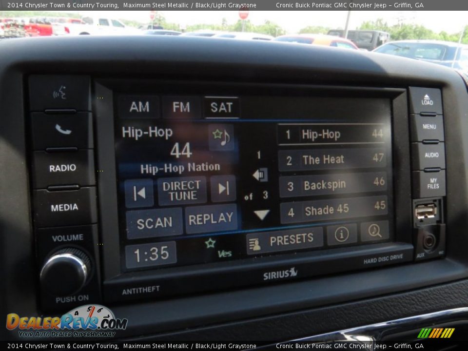 2014 Chrysler Town & Country Touring Maximum Steel Metallic / Black/Light Graystone Photo #25