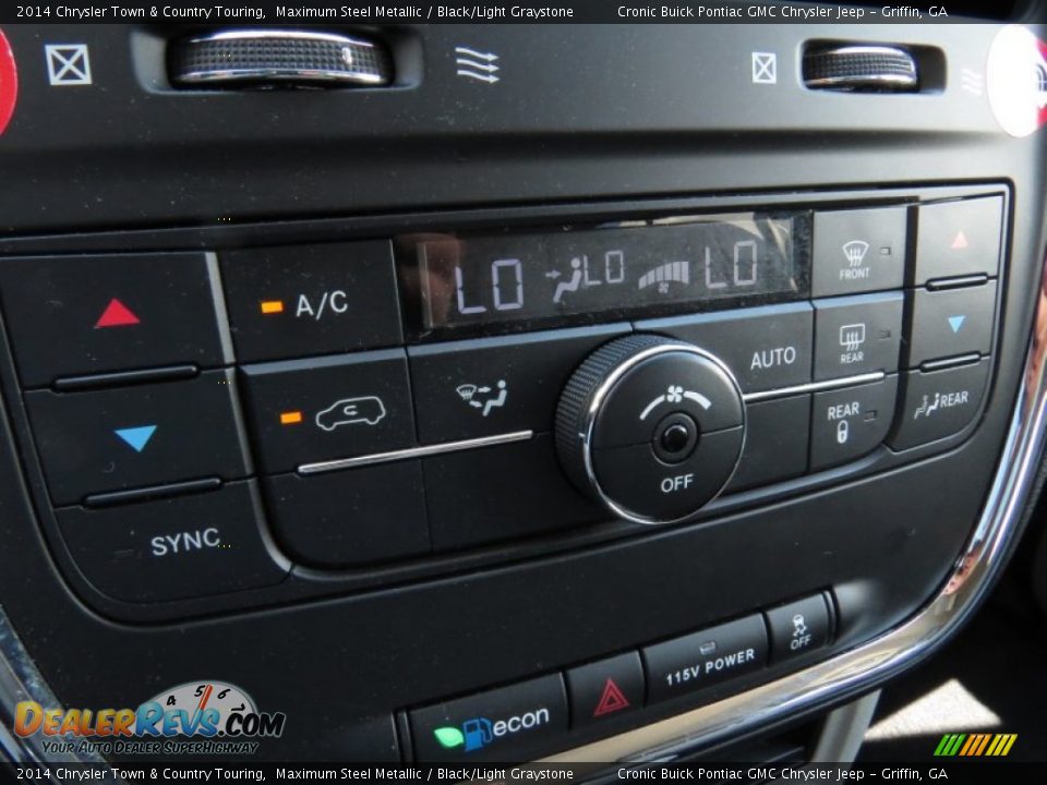 2014 Chrysler Town & Country Touring Maximum Steel Metallic / Black/Light Graystone Photo #27