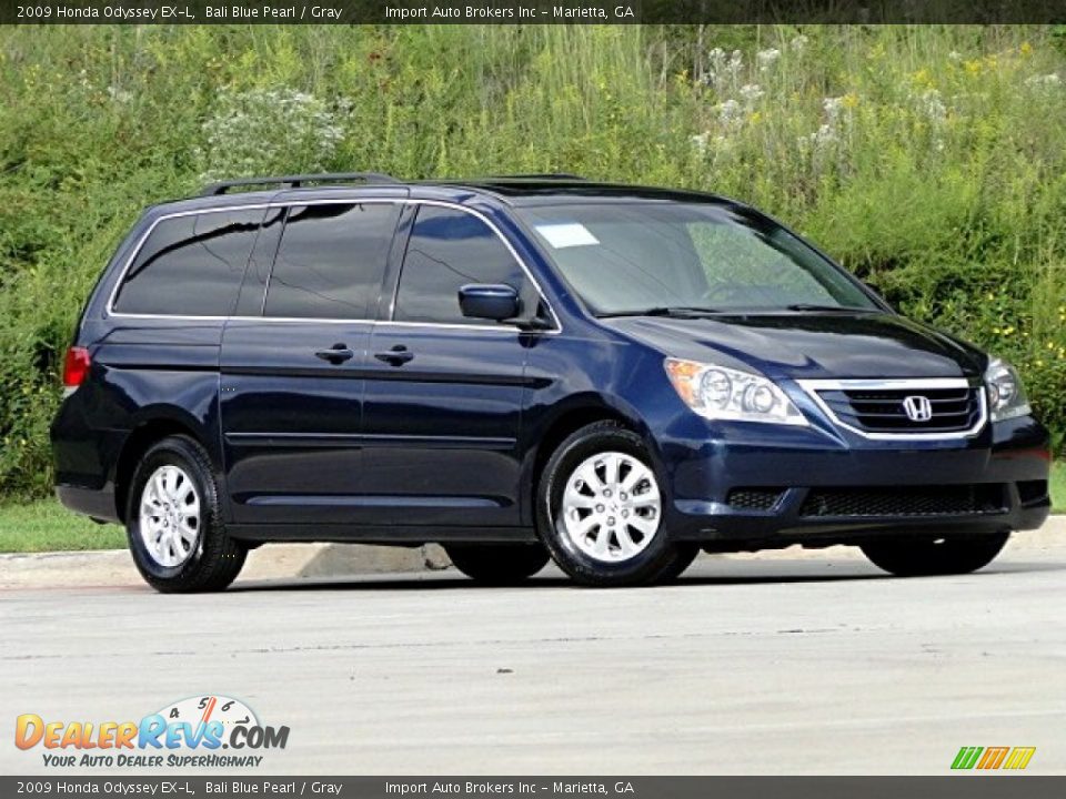 2009 Honda Odyssey EX-L Bali Blue Pearl / Gray Photo #5