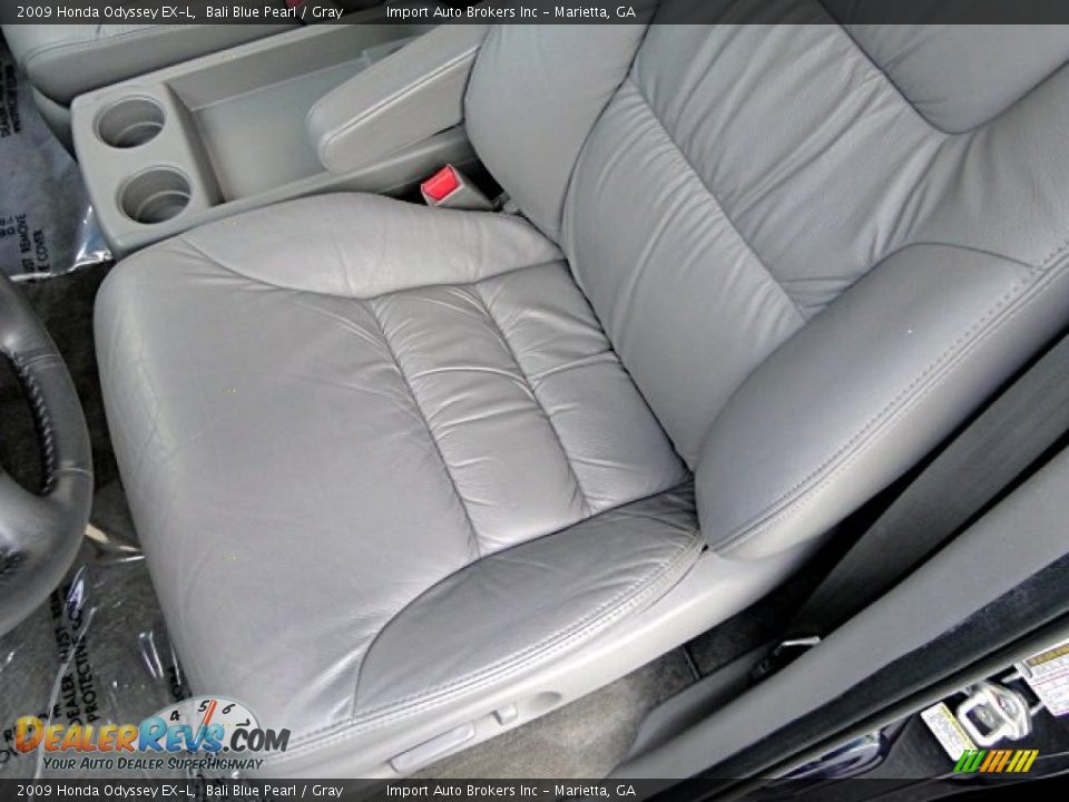 2009 Honda Odyssey EX-L Bali Blue Pearl / Gray Photo #11