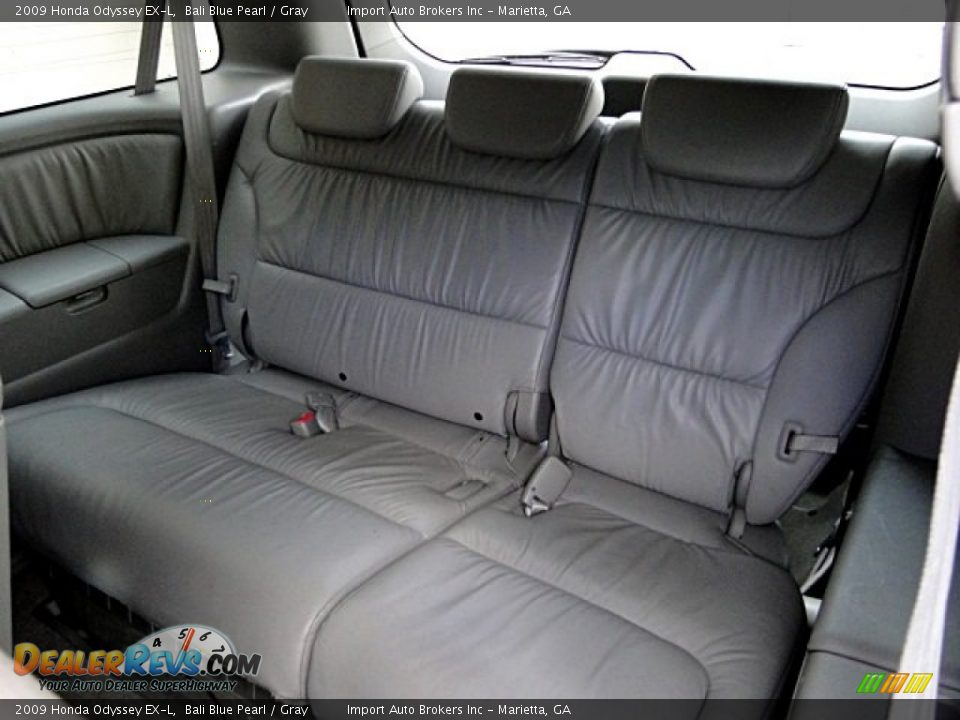 2009 Honda Odyssey EX-L Bali Blue Pearl / Gray Photo #14