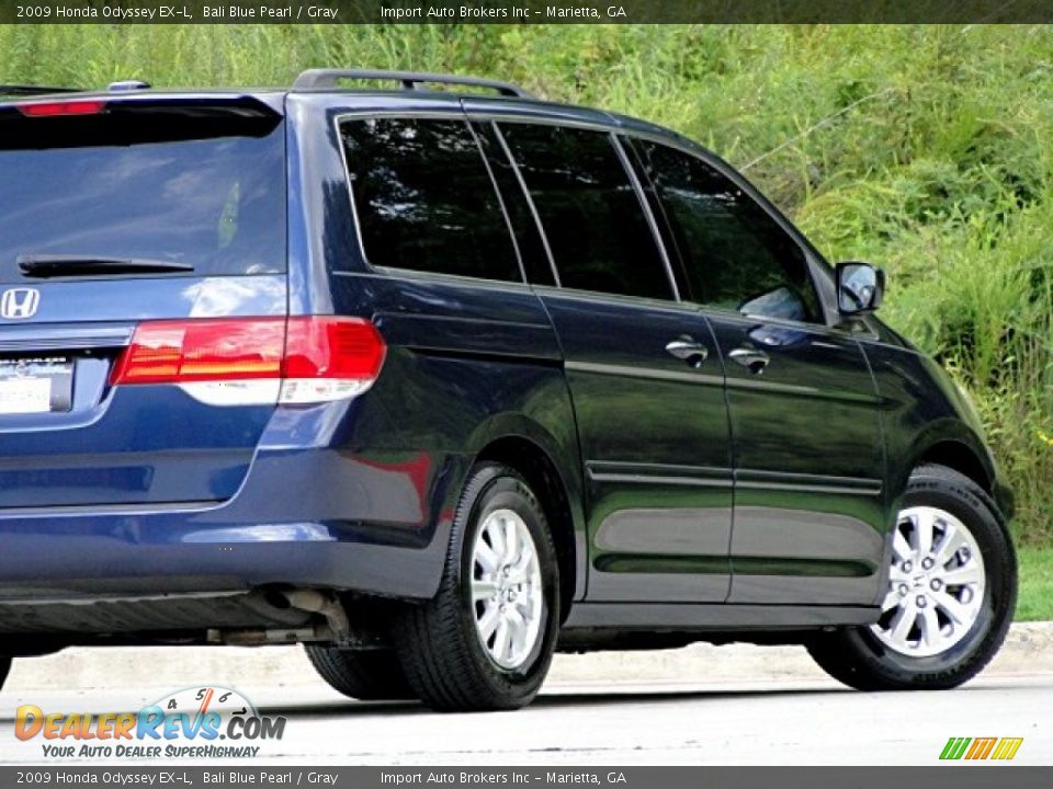 2009 Honda Odyssey EX-L Bali Blue Pearl / Gray Photo #25