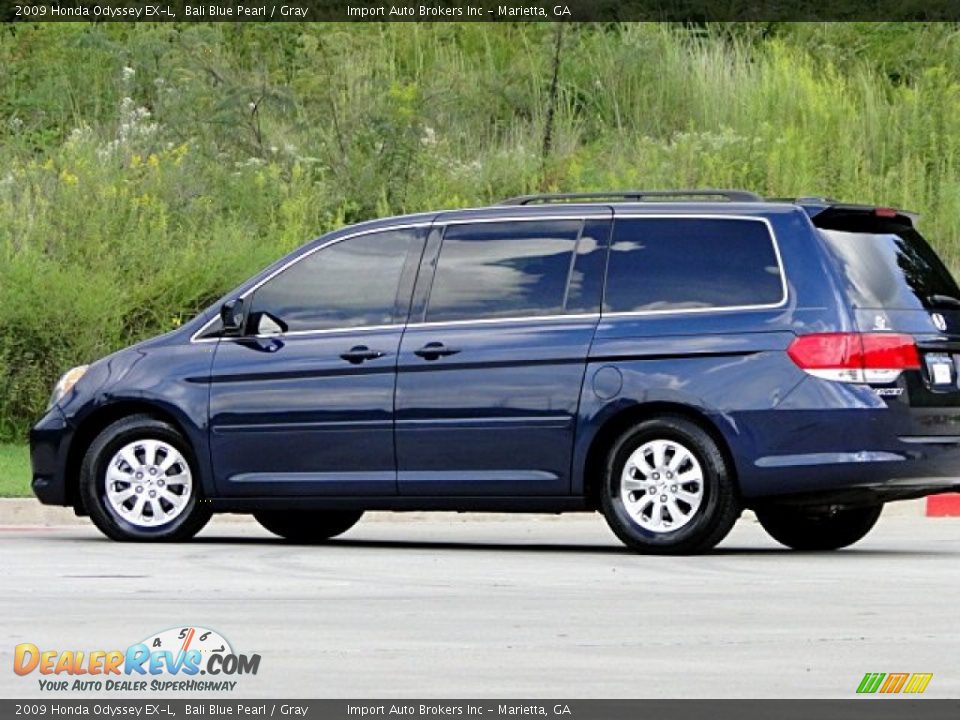 2009 Honda Odyssey EX-L Bali Blue Pearl / Gray Photo #28