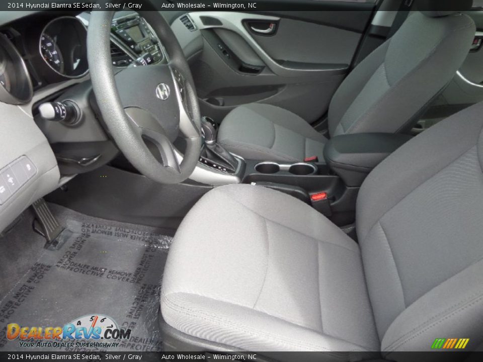 2014 Hyundai Elantra SE Sedan Silver / Gray Photo #11