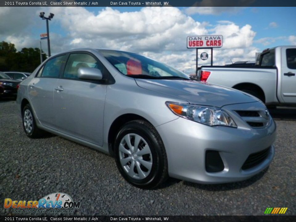 2011 Toyota Corolla LE Classic Silver Metallic / Ash Photo #1