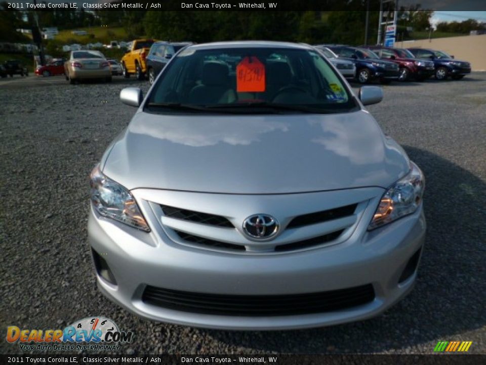 2011 Toyota Corolla LE Classic Silver Metallic / Ash Photo #2