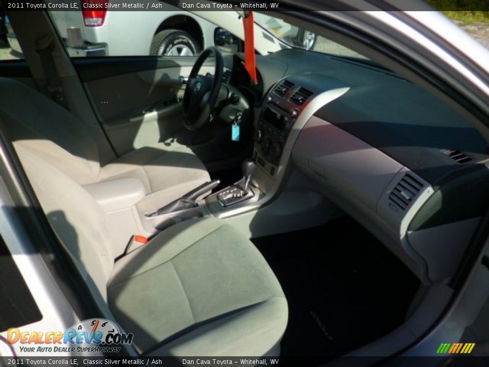 2011 Toyota Corolla LE Classic Silver Metallic / Ash Photo #9
