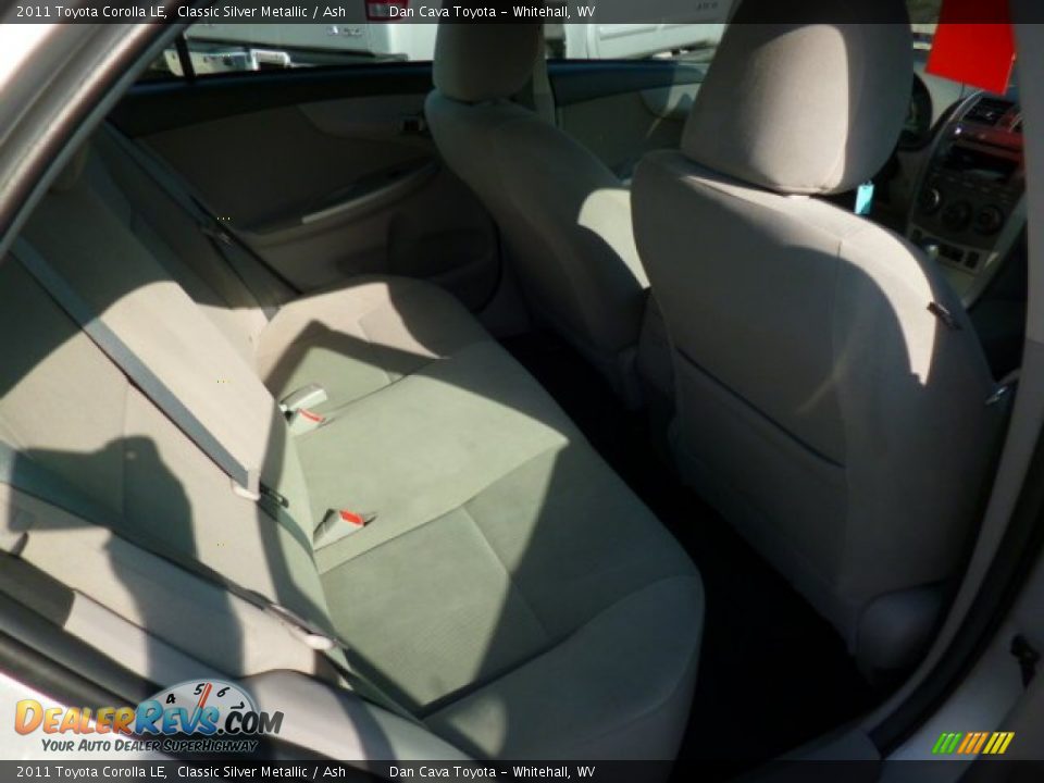 2011 Toyota Corolla LE Classic Silver Metallic / Ash Photo #10