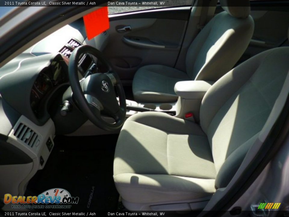 2011 Toyota Corolla LE Classic Silver Metallic / Ash Photo #11