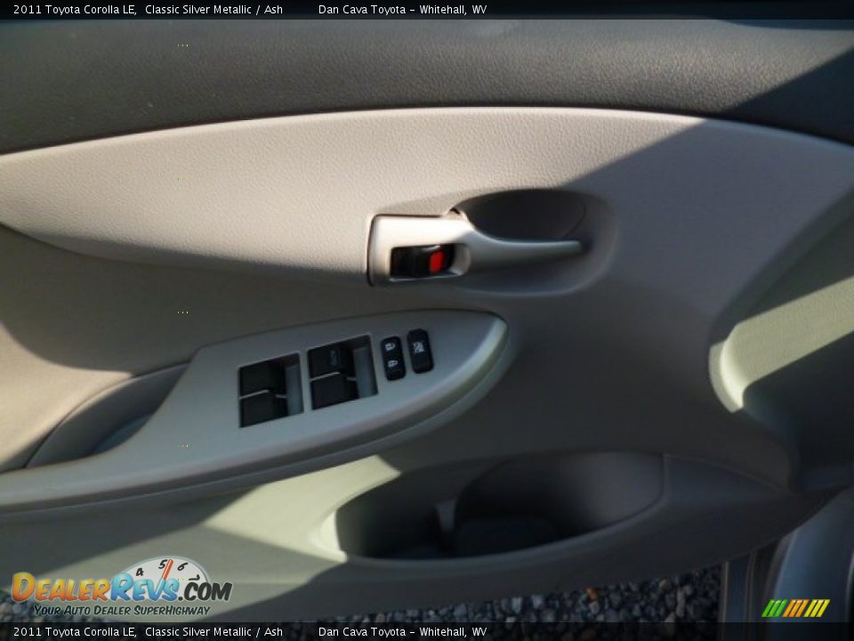 2011 Toyota Corolla LE Classic Silver Metallic / Ash Photo #12
