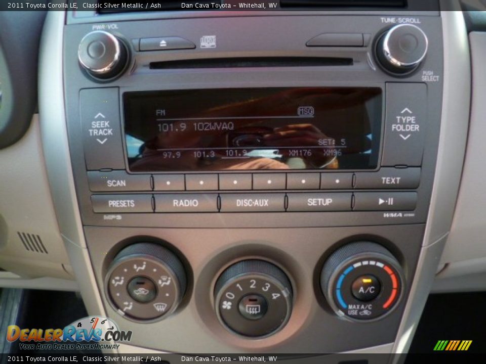 2011 Toyota Corolla LE Classic Silver Metallic / Ash Photo #14