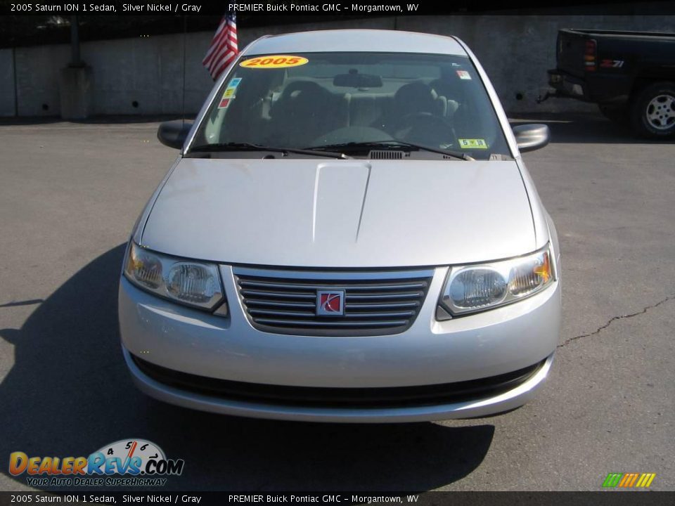 2005 Saturn ION 1 Sedan Silver Nickel / Gray Photo #1