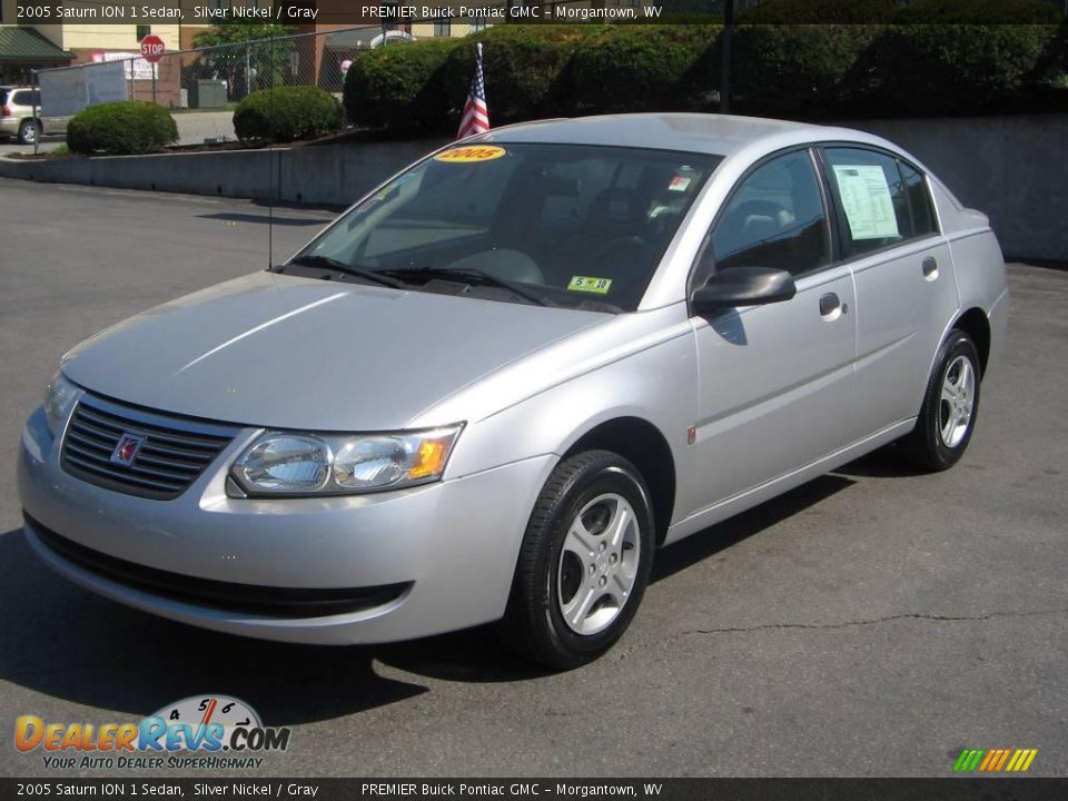 2005 Saturn ION 1 Sedan Silver Nickel / Gray Photo #2