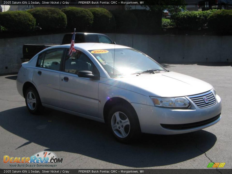 2005 Saturn ION 1 Sedan Silver Nickel / Gray Photo #8