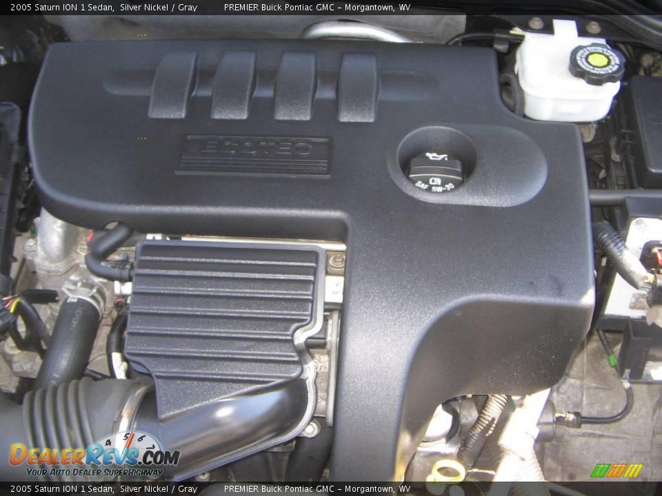 2005 Saturn ION 1 Sedan Silver Nickel / Gray Photo #13
