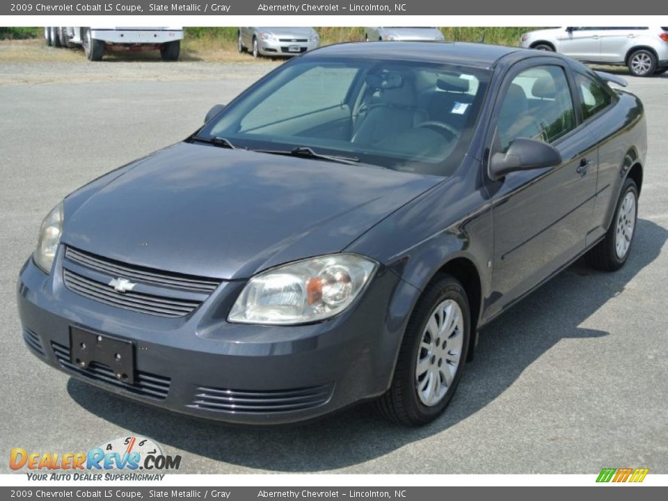 2009 Chevrolet Cobalt LS Coupe Slate Metallic / Gray Photo #2