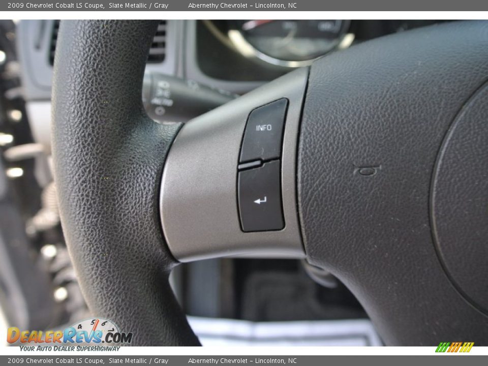 2009 Chevrolet Cobalt LS Coupe Slate Metallic / Gray Photo #14