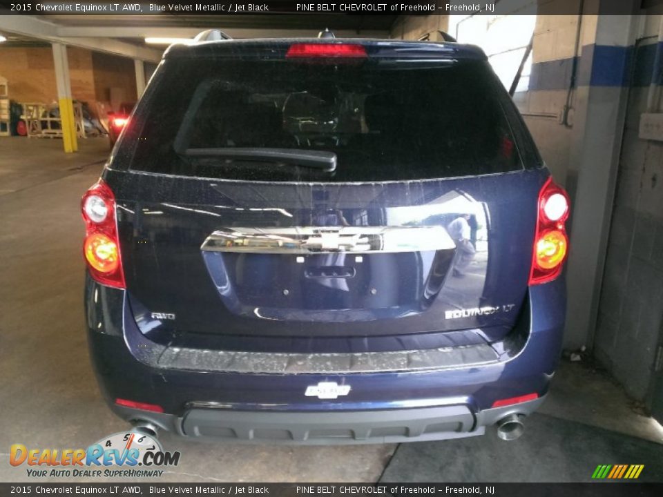 2015 Chevrolet Equinox LT AWD Blue Velvet Metallic / Jet Black Photo #5