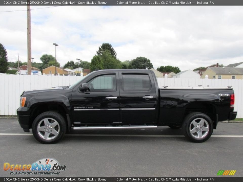 2014 GMC Sierra 2500HD Denali Crew Cab 4x4 Onyx Black / Ebony Photo #2