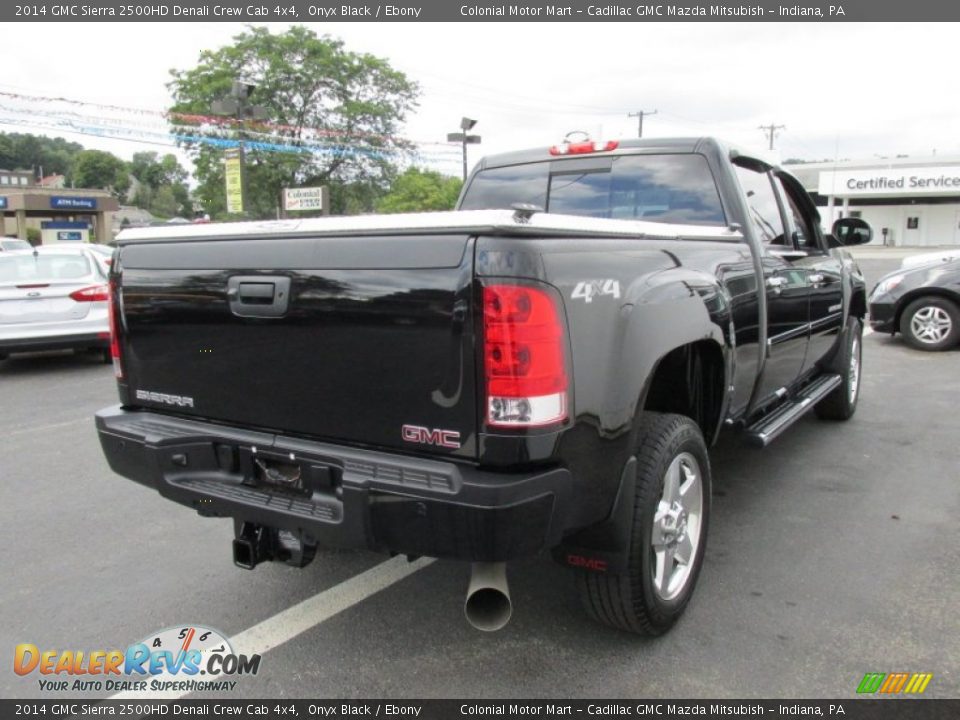 2014 GMC Sierra 2500HD Denali Crew Cab 4x4 Onyx Black / Ebony Photo #7