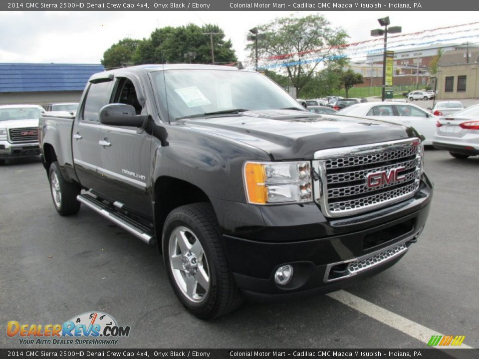 2014 GMC Sierra 2500HD Denali Crew Cab 4x4 Onyx Black / Ebony Photo #8