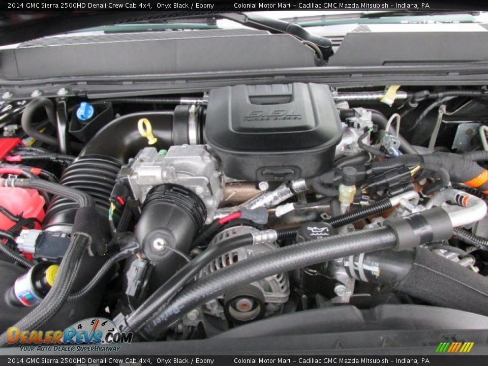 2014 GMC Sierra 2500HD Denali Crew Cab 4x4 Onyx Black / Ebony Photo #11