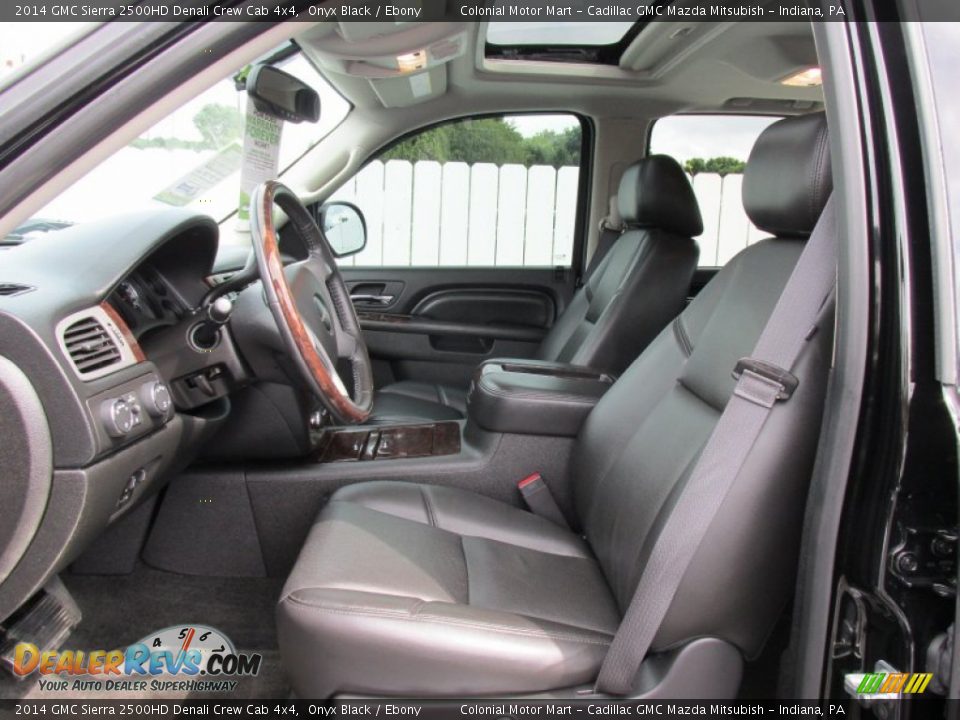 2014 GMC Sierra 2500HD Denali Crew Cab 4x4 Onyx Black / Ebony Photo #14