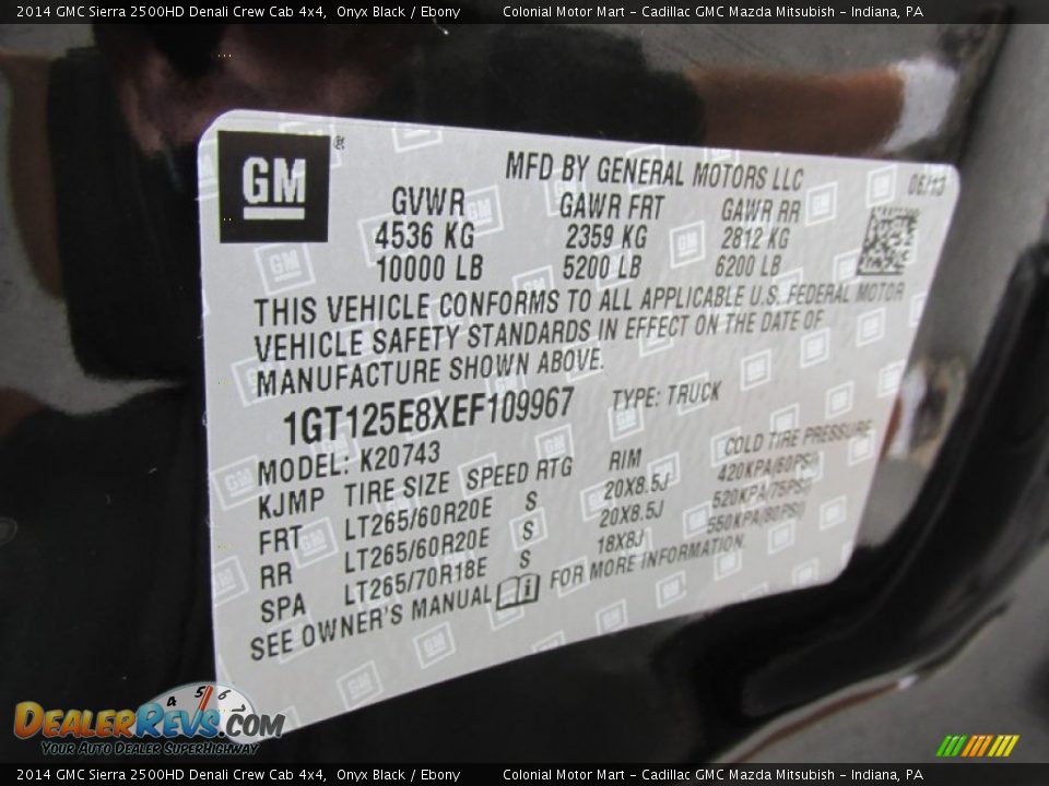 2014 GMC Sierra 2500HD Denali Crew Cab 4x4 Onyx Black / Ebony Photo #19