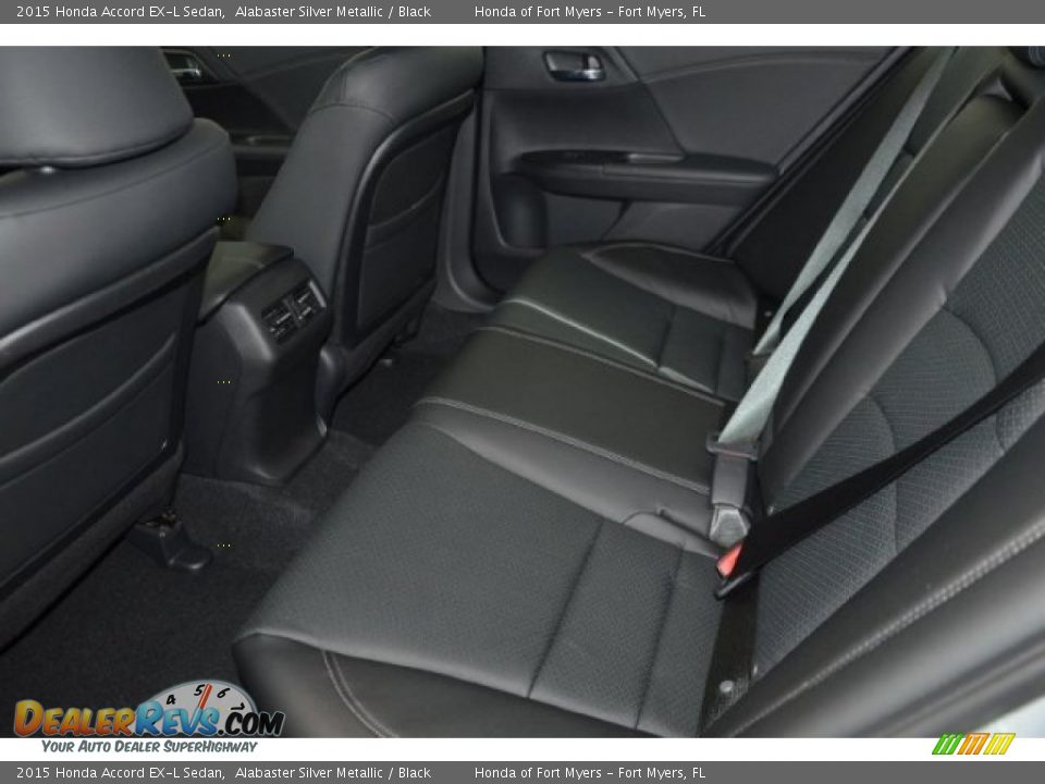 2015 Honda Accord EX-L Sedan Alabaster Silver Metallic / Black Photo #16