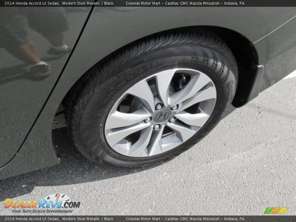 2014 Honda Accord LX Sedan Modern Steel Metallic / Black Photo #3
